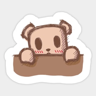 Shy Hako Sticker